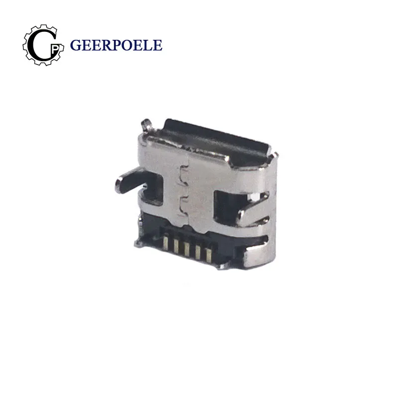 

Warp Horn 5Pin USB Connectors DIP Micro USB Female Connector Jack Tail Sockect Plug Terminals