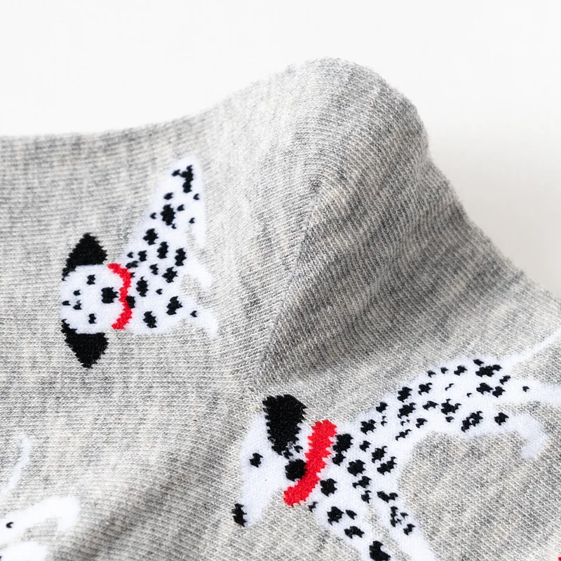 Женские носки скейтборд собака детская одежда с мультяшными узорами искусство Mid