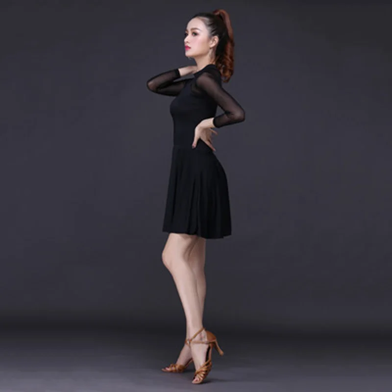 Женское платье с длинным рукавом для латиноамериканских танцев | Тематическая