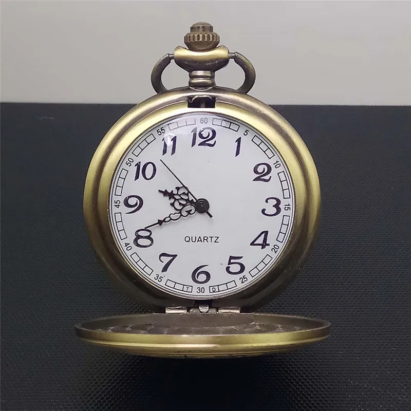Винтажные Ретро часы с откидной крышкой в стиле доктор стимпанк кварцевые
