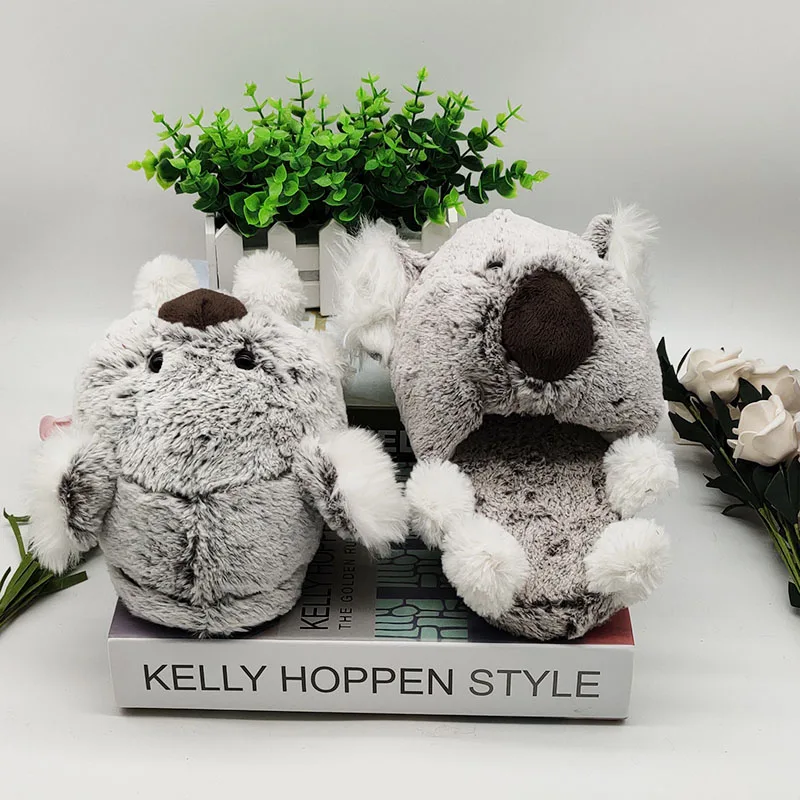 Меховые тапочки koala мужские и женские зимние домашние на заказ | Обувь