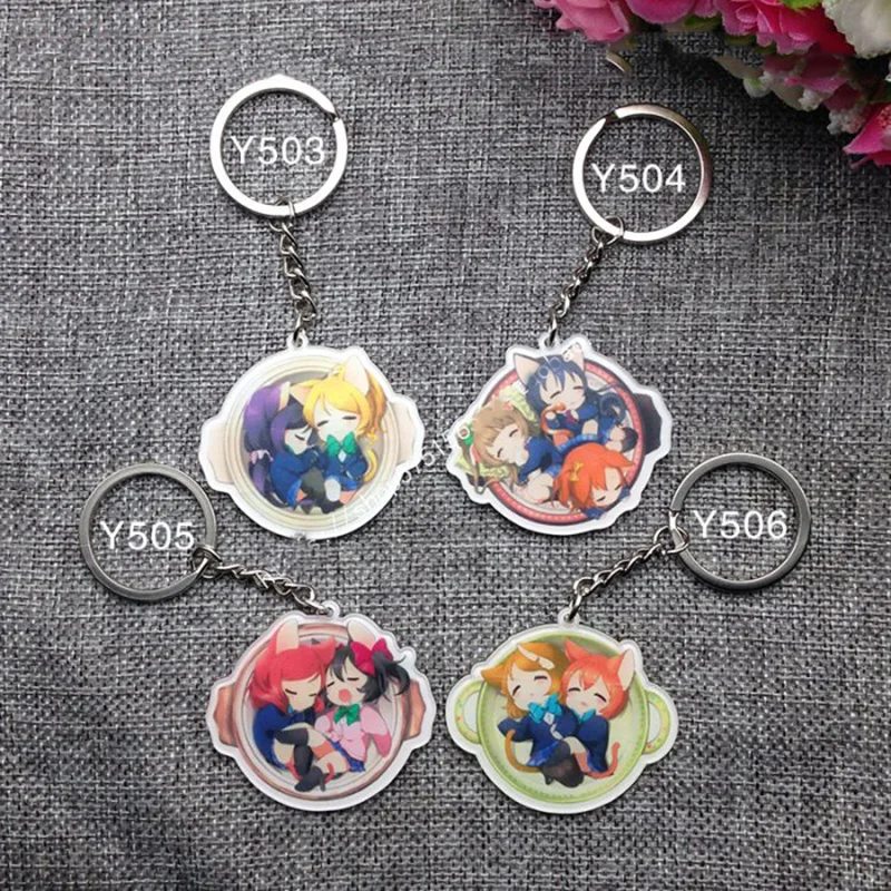 Аниме брелок Спящая девочка LoveLive! Love live брелки Нико кимоно ханаё llavero Portachiavi