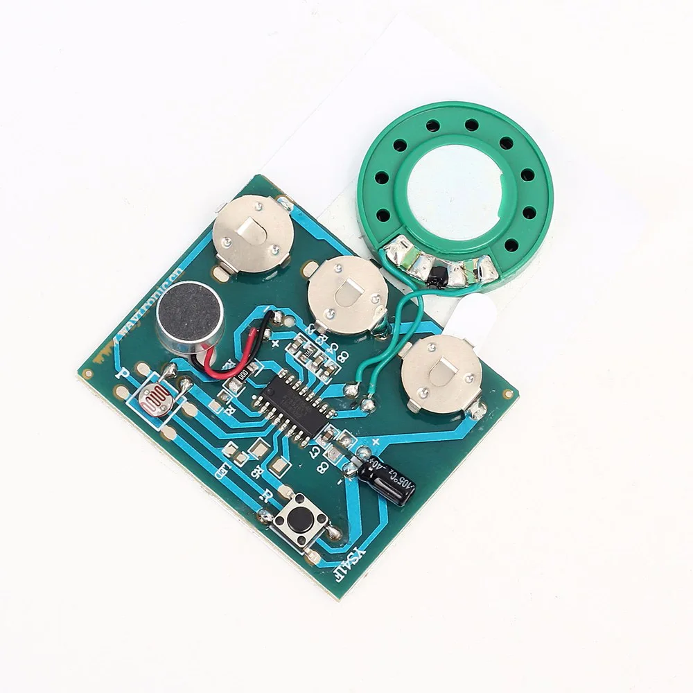 Photosensitive Чип программист DIY диктофон доска светочувствительный аудио музыкальный ключ управление музыкальный модуль для поздравительной открытки - Цвет: Photosensitive