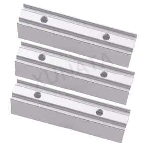 Неоновый держатель для веревки, гибкий светодиодный светильник белого цвета, 10 мм, 12 мм, ширина, зажим, алюминиевый профиль для 220 В, 2835, 5050, 5 шт.