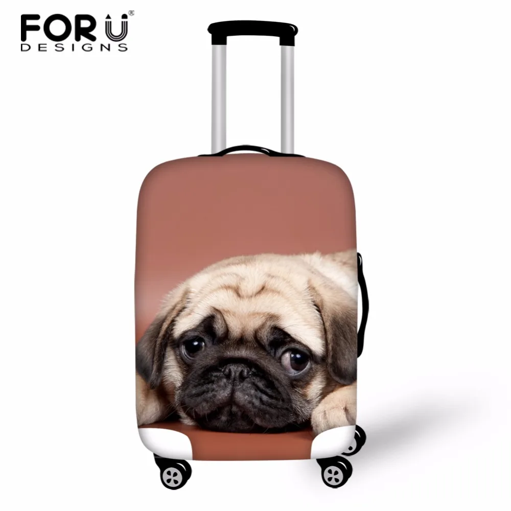 FORUDESIGNS дорожные Защитные чехлы для чемоданов эластичная Защитная крышка багажника для 18-30 дюймовых чемоданов пылезащитный чехол