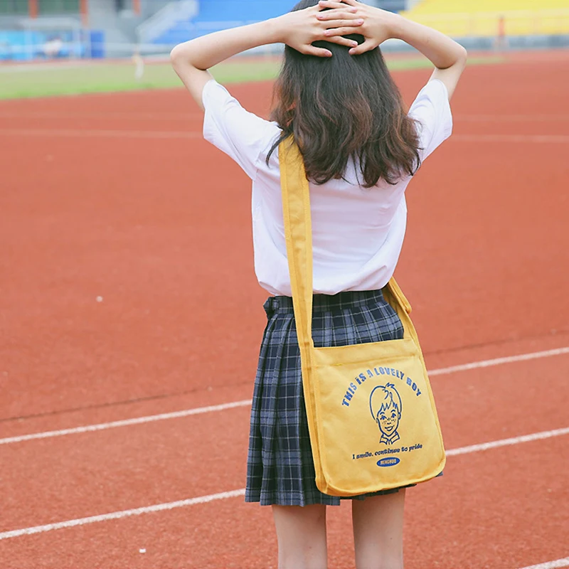 Youda мультипликационный принт Большая вместительная женская сумка-мессенджер в