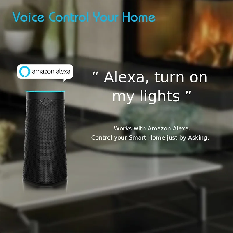 [Оригинал] смарт-динамик Bluetooth с голосовым управлением Alexa AI Echo улучшенным звуком
