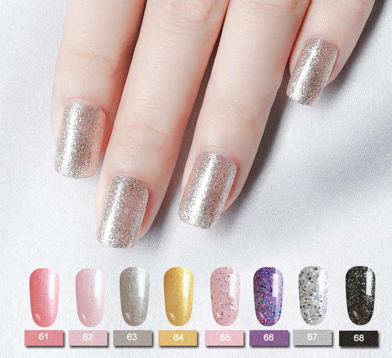 Блестящий Гель-лак SLYGOS 3 шт. верхнее Базовое покрытие портативный