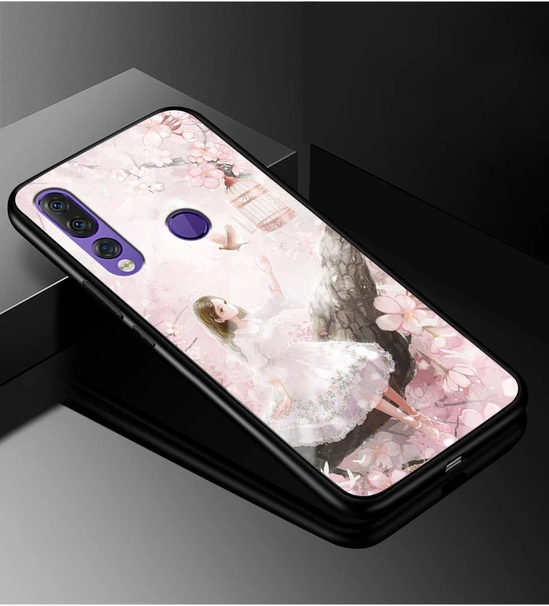 6,3 ''Para for lenovo Z5S чехол Луна жесткая накладка на заднюю панель для lenovo Z5S чехол из мягкого ТПУ с рамкой с принтом чехол для lenovo Z5S L78071 Z5 S
