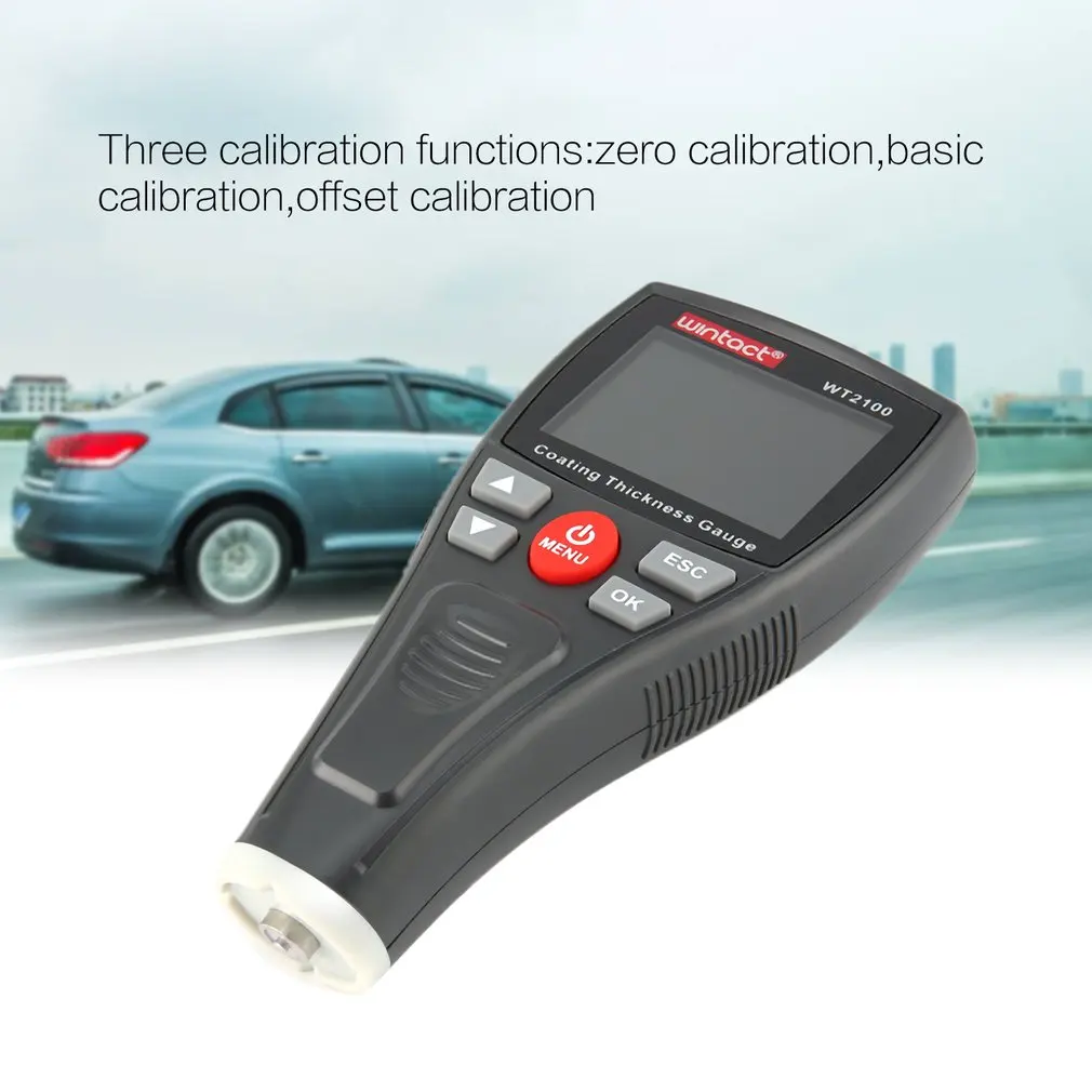 WINTACT WT2100 Mini Digital Coating Film Iron Thickness Gauge Car Meter Paint Painting Tester Handheld Testing Color LCD | Инструменты