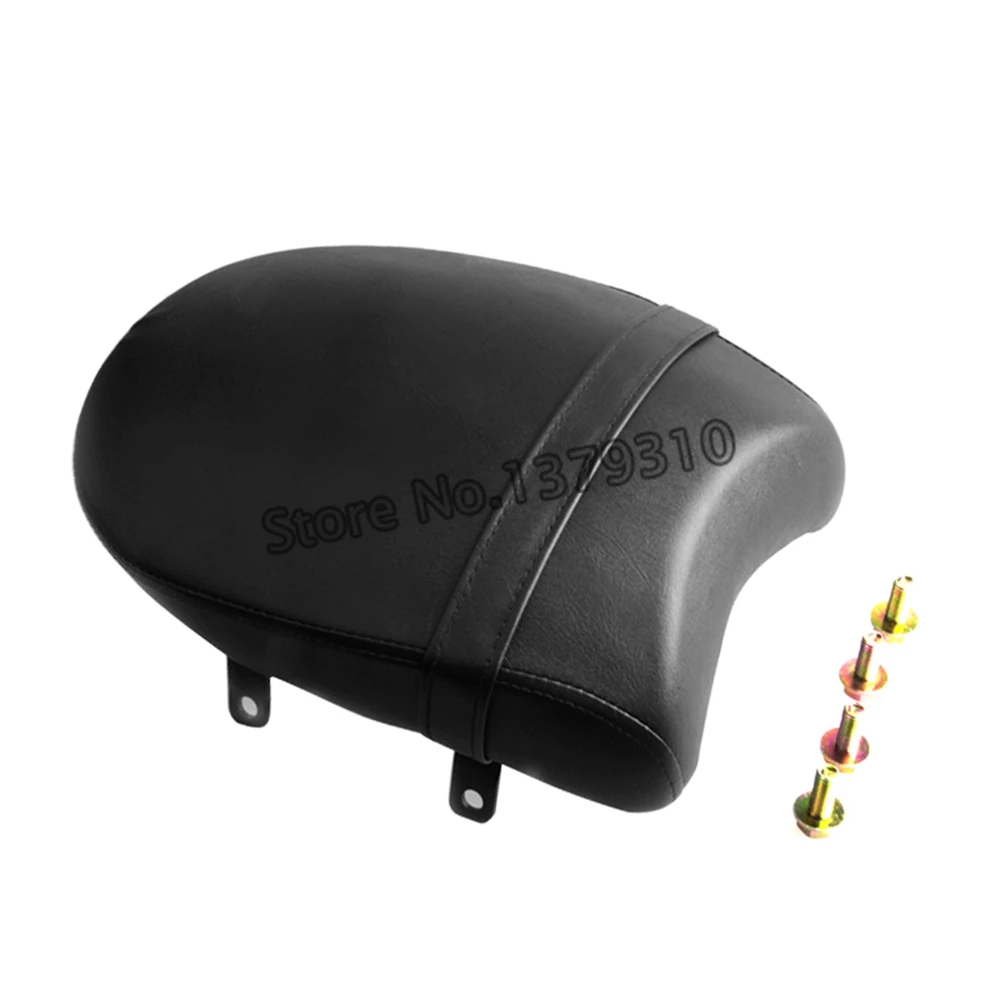 Мотоциклетное черное заднее ПАССАЖИРСКОЕ СИДЕНЬЕ подушка для пильона бординга
