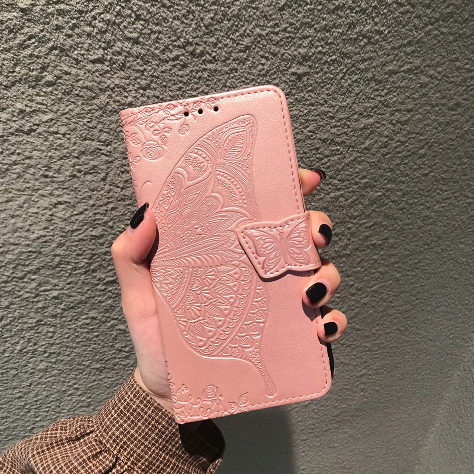 Чехол кошелек с откидной крышкой и отделением для карт Huawei Honor 10 Lite P30 Pro P20 Mate 20 Y3 Y5