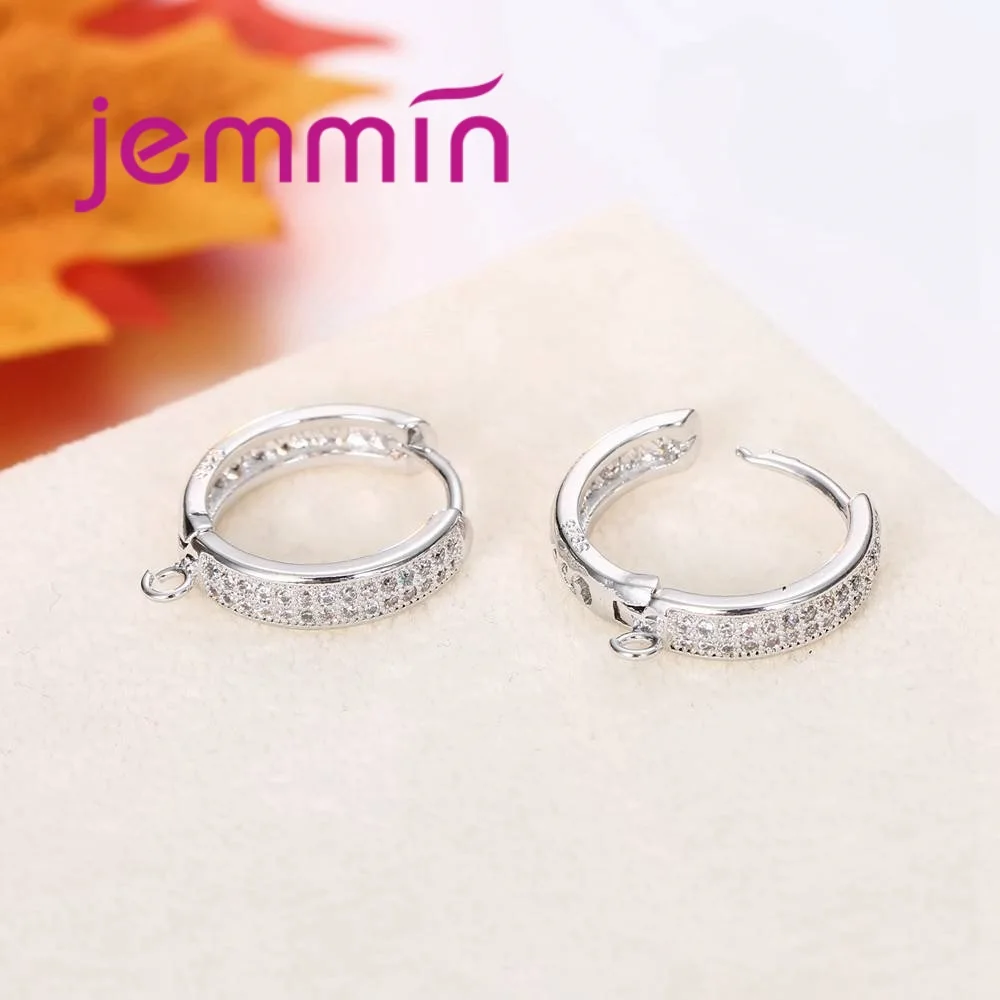 Большие продажи Роскошные AAA Фианиты Серьги Крючки для изготовления ювелирных