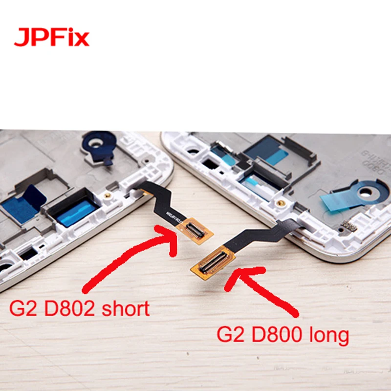 JPFix для LG G2 D802 D800 D805 D803 VS980 F320 LS980 сменный сенсорный ЖК дисплей с рамкой|Экраны