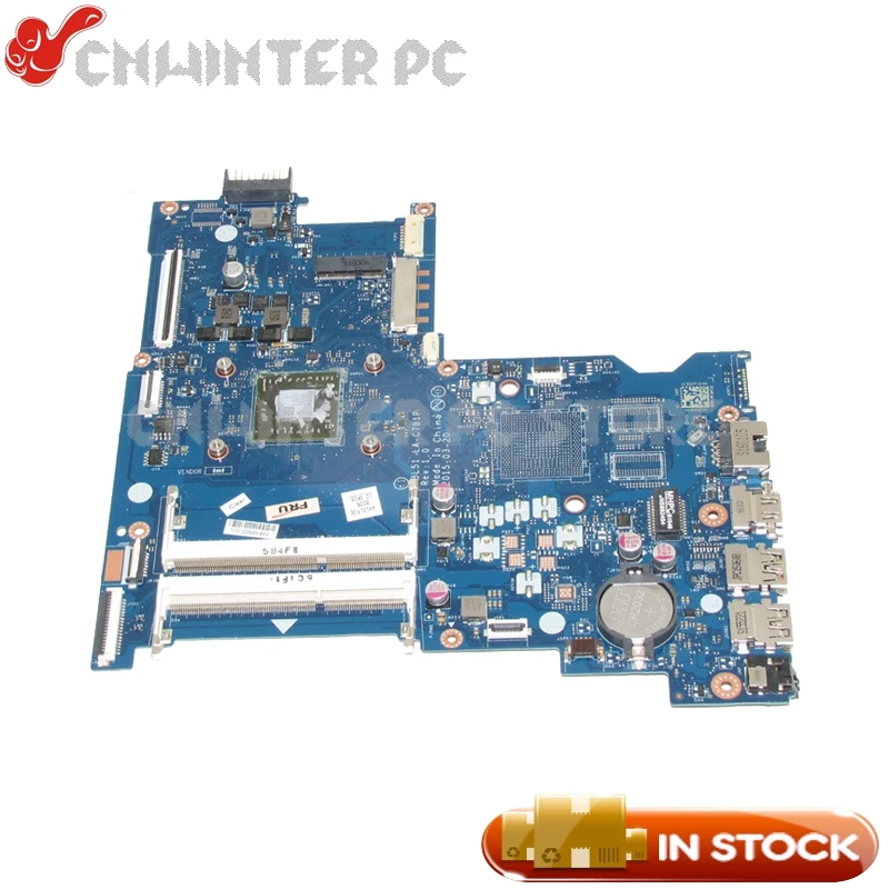 

NOKOTION 818059-001 818059-601 для Hp 15-AF Материнская плата ноутбука ABL51 LA-C781P DDR3 с процессором на борту