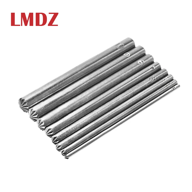 

LMDZ 1Pcs Cracking of Eyelet Punch Tool 3mm-10mm Hollow Tube Tools Metal Eyelets installation tool Button Mold Tools