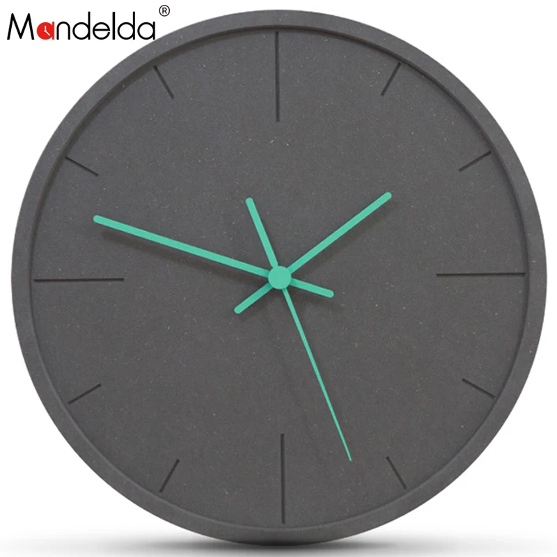 Настенные часы Mandelda классические деревянные 12 дюймов секундная стрелка