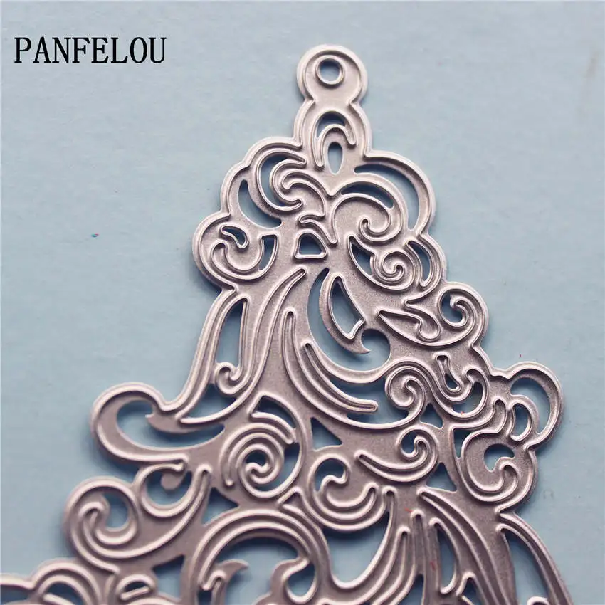 Штампы для скрапбукинга PANFELOU металлические романтичные украшенные деревьями