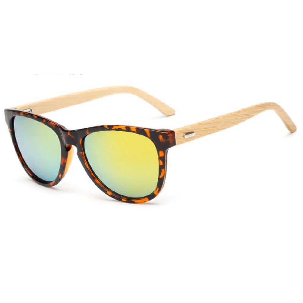 

BerWer Fashion Bamboo Oculos Men Women Vintage Sunglasses Summer Retro Drive Cool Wooden Glasses Eyewear