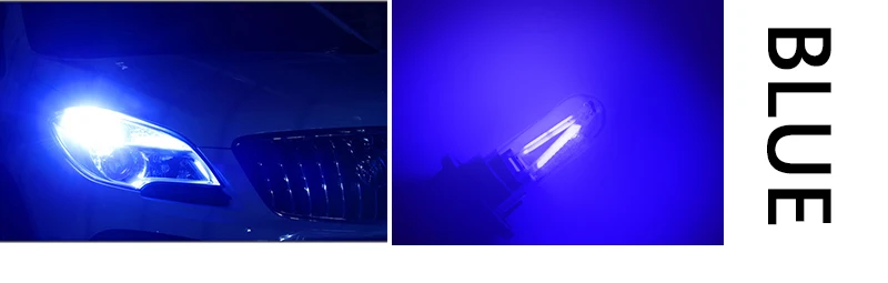 2x автомобиль светодиодный новые W5W led T10 cob стекло автомобиля светильник со светодиодными нитями на авто автомобилей Чтение купольная лампа DRL стайлинга автомобилей 12v