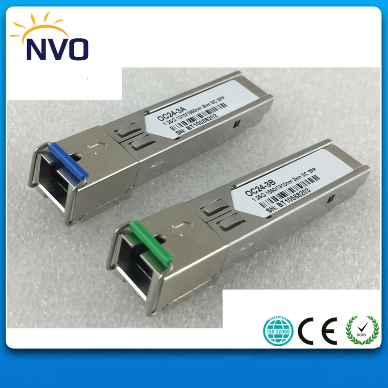 10 пара/лот 1 25G 1550/1310nm 3Km SM LC SFP модуль Comptatible с кодом Cisco DDM WDM волоконно оптический
