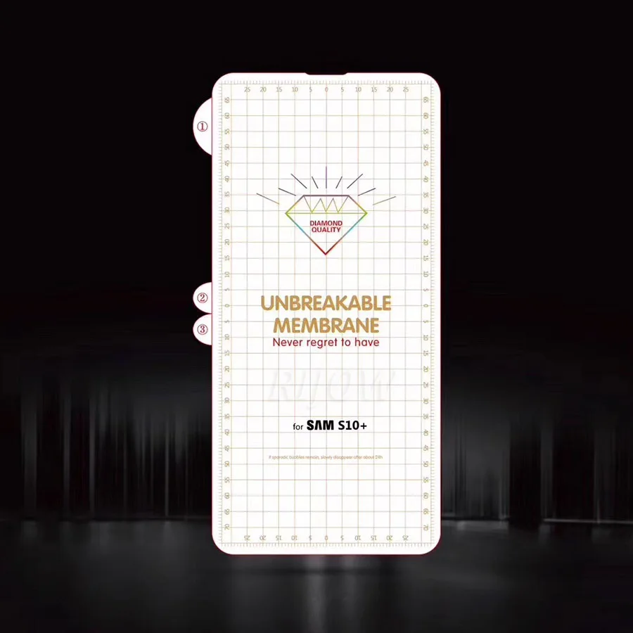 Новейшая невидимая Алмазная пленка для samsung Galaxy S10 S11 5G Plus, защитная пленка на экран для задней панели Galaxy S10e 5G, стекло, разблокировка отпечатков пальцев