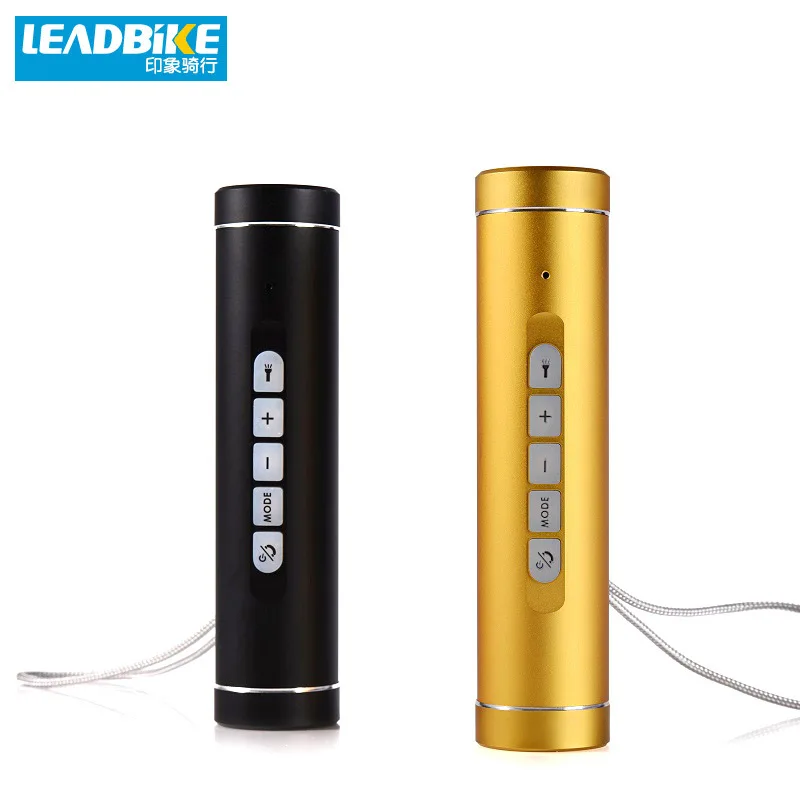 Leadbike 2017 New Bicycle Frontlight Led Multifunction Waterproof Flashlight Bike Headlight Torchlight With Bluetooth MP3 Player | Спорт и