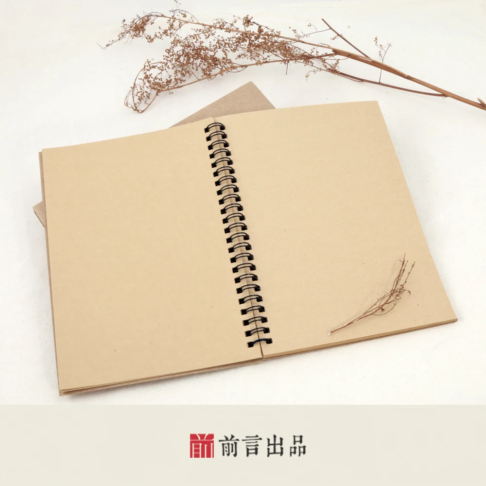 Винтажная катушка для ноутбука из крафт-бумаги A5 это оригинальное граффити