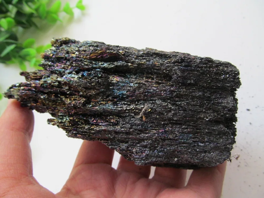 

Natural Colorfu Silicon Carbide Colorful Gem Ore Decoration Rock Minerals Specimens 340g