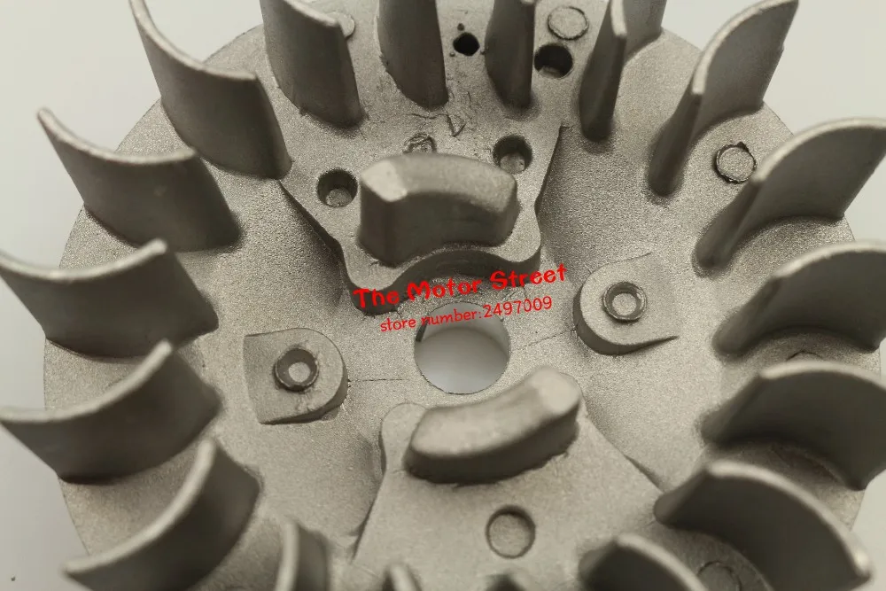 Бесплатная доставка алюминиевая Шестерня для запуска двигателя 33cc 43cc 47cc 49cc