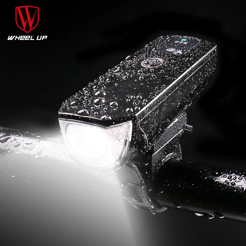 WHEEL UP 2017 светодиодный USB Перезаряжаемый велосипедный светильник передний