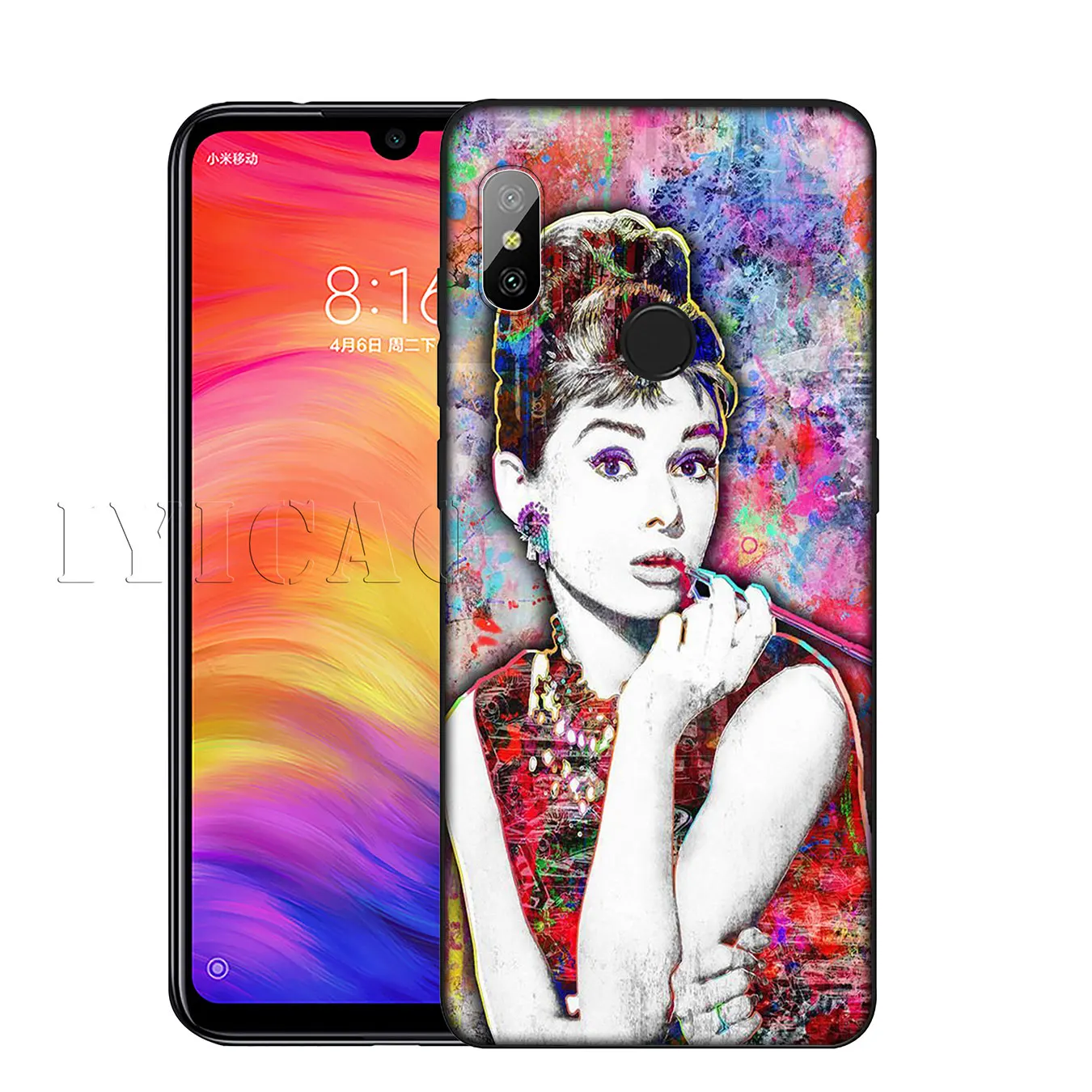 IYICAO Одри Хепберн Мягкий силиконовый чехол для телефона Xiaomi Mi 10 9 9T CC9 CC9E 8 SE A3 Pro A1 A2