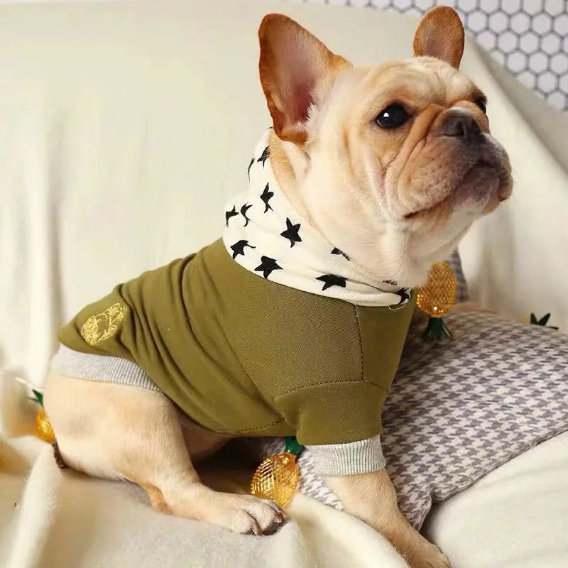 Новая одежда для собак маленьких зимняя теплая щенков костюмы с героями