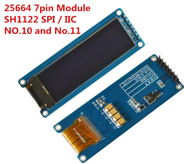2,0" межсоединений интегральных схем I2C OLED дисплей модуль SPI экран 256*64 25664 горошек 31pin белого и синего цветов на выбор, SH1122 Водительская подушка безопасности припоя pin-код