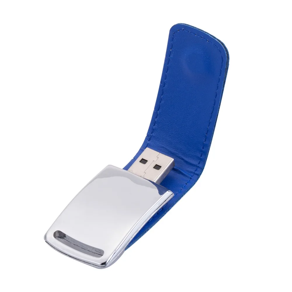 Leather Metal Business Style USB 2.0 Flash Drive 8GB 16GB 32GB 64GB 128GB Lanyard U Pen Driver | Компьютеры и офис