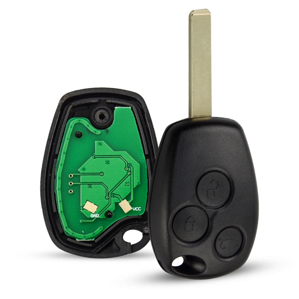 OkeyTech 433 МГц ID46 PCF7947 чип с 3 кнопками для Renault /Kangoo II /Clio III Автоматическая сменная