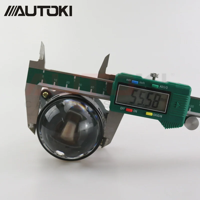 Autoki 2 шт./лот Autoki LHD/RHD 2,0 дюймов мини биксеноновые линзы проектора+ кожух использования H1 ксеноновая лампа для автомобильных фар H1 H4 H7