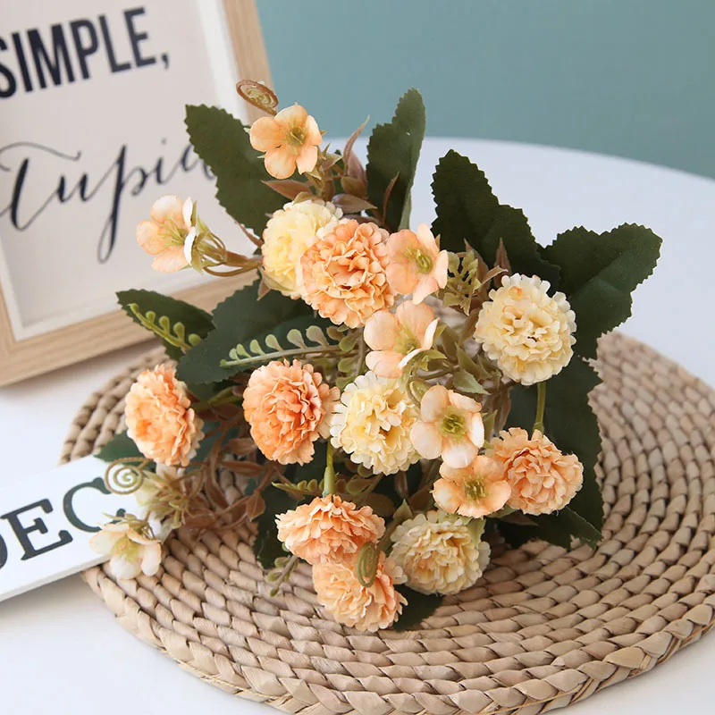 1 шт. Гвоздика Свадебный букет Рождественские украшения семейная ваза