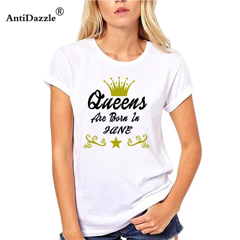 Antidazzle Queens are born in June смешная жена мама подарок на день рождения женская