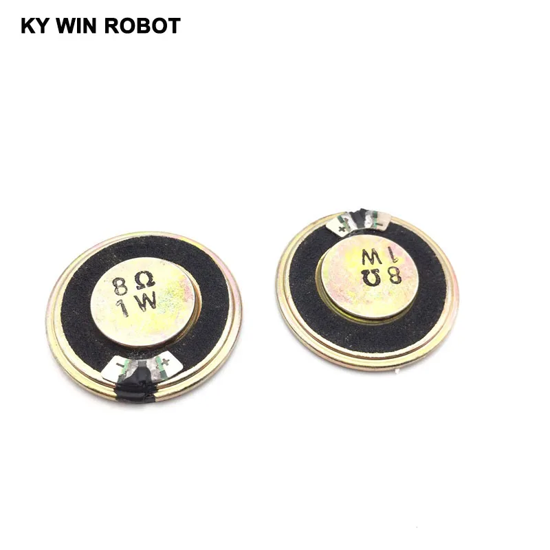 5pcs/lot New Ultra-thin Mini speaker 8 ohms 1 watt 1W 8R Diameter 30MM 3CM thickness 5MM | Электронные компоненты и