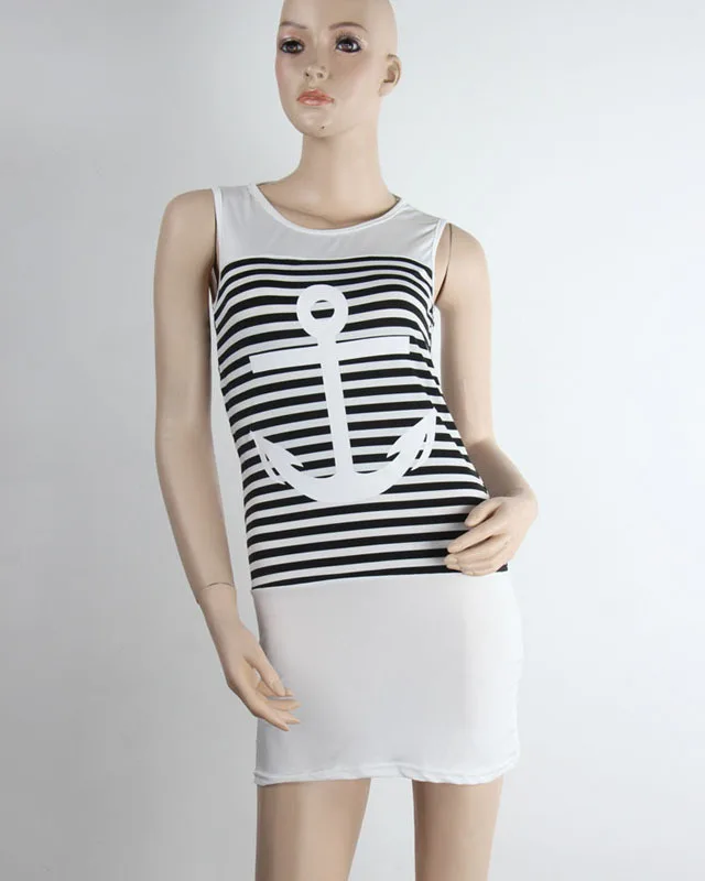 Новое S-XXL женское летнее Повседневное платье большого размера Полосатое Платье с