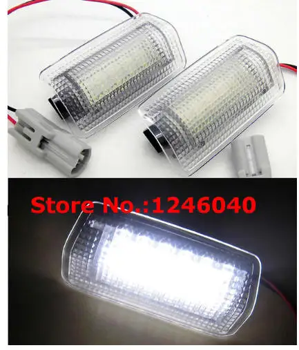 2 шт. светодиодные дверные лампы для Toyota Avalon Prius Reiz Tundra VENZA Sequoia Camry Crown Estima Land Cruiser