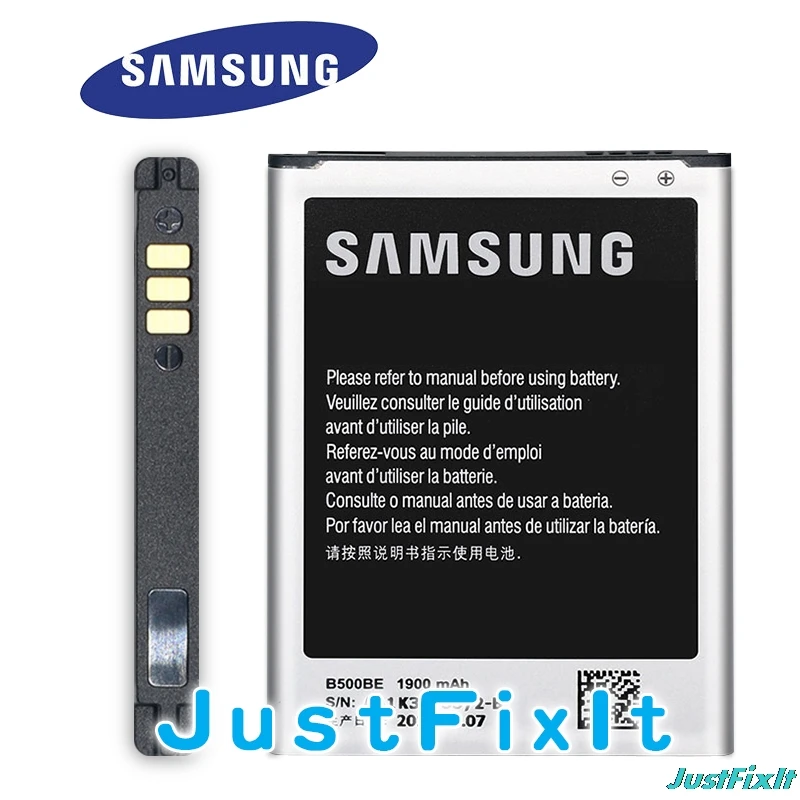 Оригинальная сменная батарея B500BE для samsung GALAXY S4 Mini I9190 I9192 I9195 I9198 настоящая