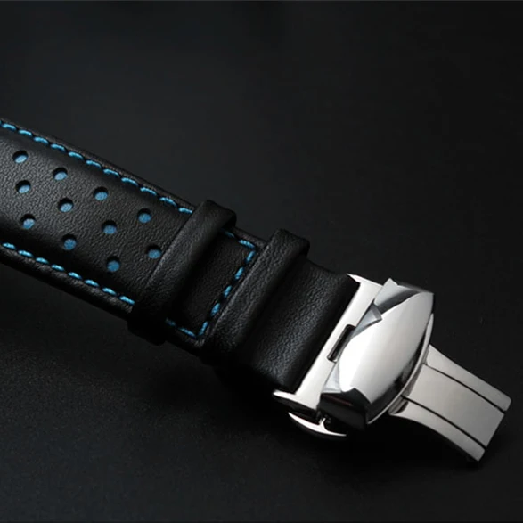 Ремешок из натуральной кожи для Huawei Watch 2 Pro браслет с застежкой бабочкой Samsung Gear S3