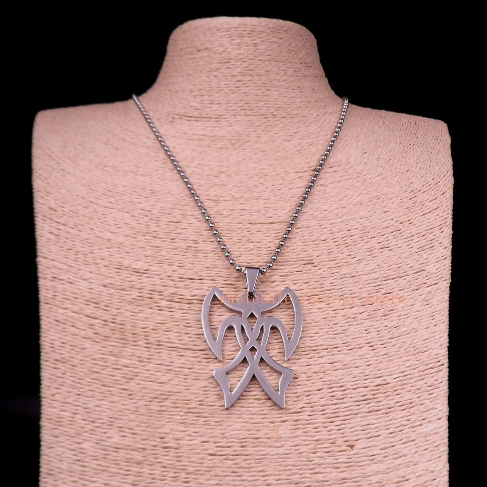 Оптовая продажа 5 шт. Большая двойная подвеска из нержавеющей стали с 24-дюймовой