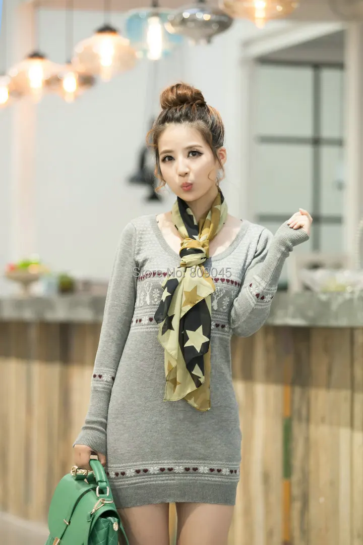 Модный Шелковый шарф шифоновая шаль длинный для женщин большой с узором в виде