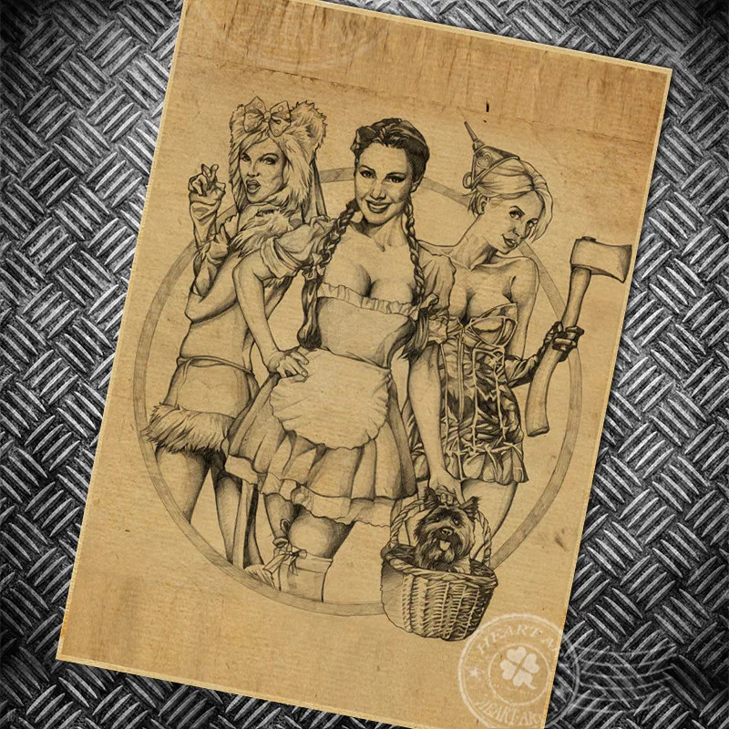 Соблазнительная девушка эскиз наклейки на стену домашний декор дизайн гостиная