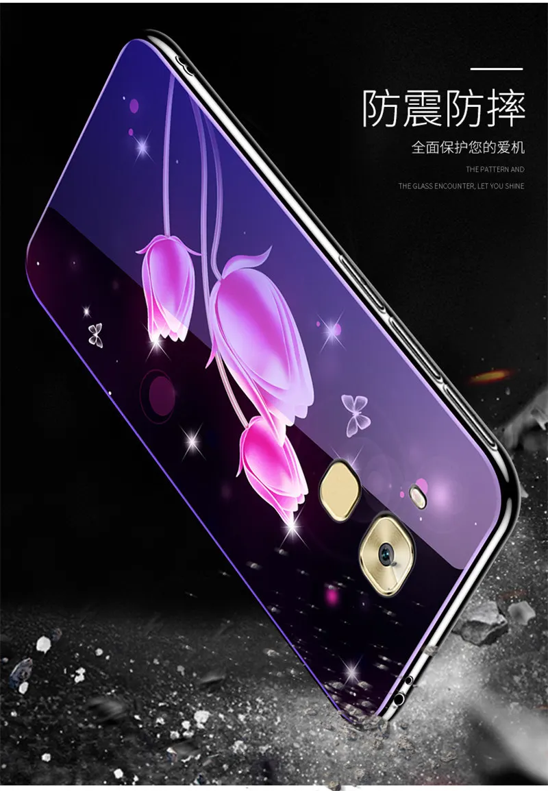 Howanni чехол для телефона для huawei Nova Plus чехол 5," закаленное стекло задняя крышка для huawei G9 Plus Maimang 5 Чехол