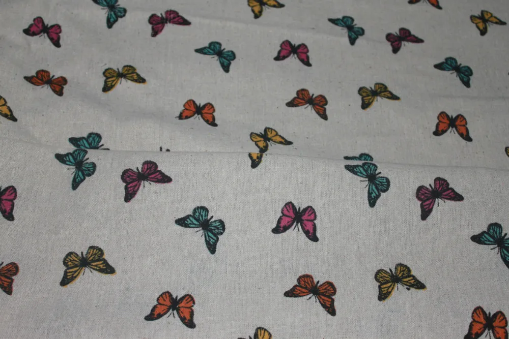 Бесплатная доставка цена за 2 метра ткань из хлопка и льна шириной 150 см для мебели