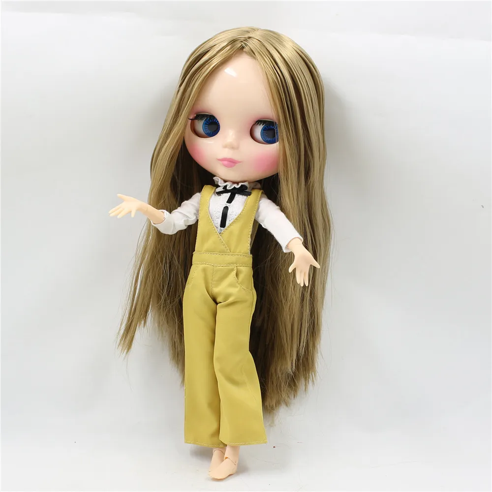 Кукла ICY DBS Blyth 1/6 Обнаженная фабрика кукла 230BL0662 коричневые прямые волосы телесная